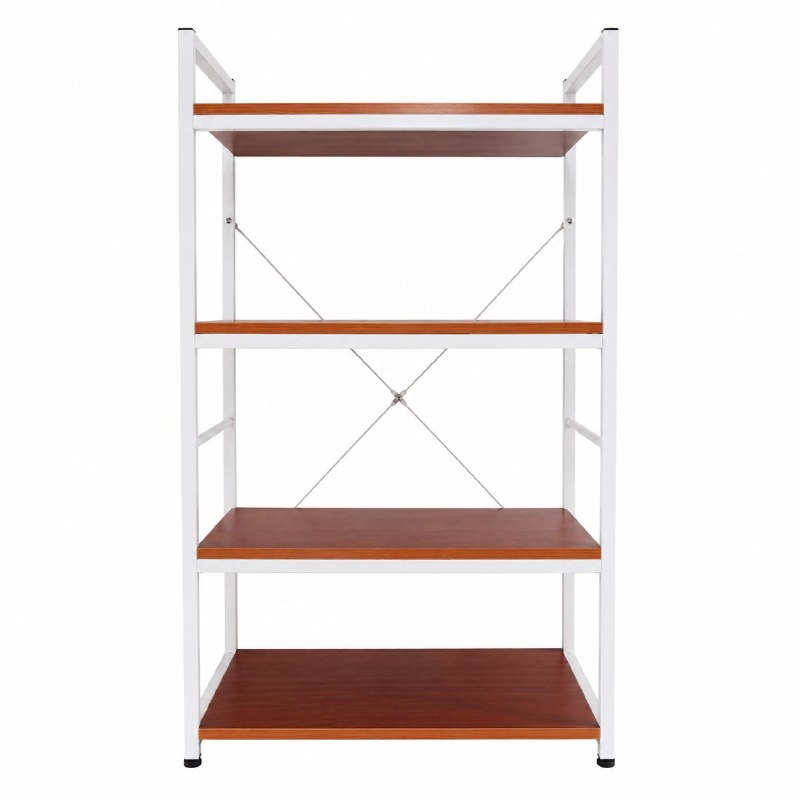 ESTANTE ORGANIZADOR DE 4 NIVELES VERTICAL RESISTENTE PARA EL HOGAR O OFICINA 123X41X9.5CM