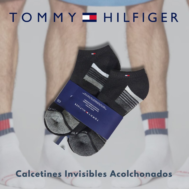 CALCETA TOBILLERA ORIGINAL TOMMY HILFIGER 6 PARES TALLA ÚNICA