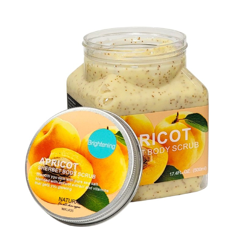 EXFOLIANTE CORPORAL ILUMINADOR CON EXTRACTO DE ALBARICOQUE NATURAL FOR ALL SKIN TYPES 500ML