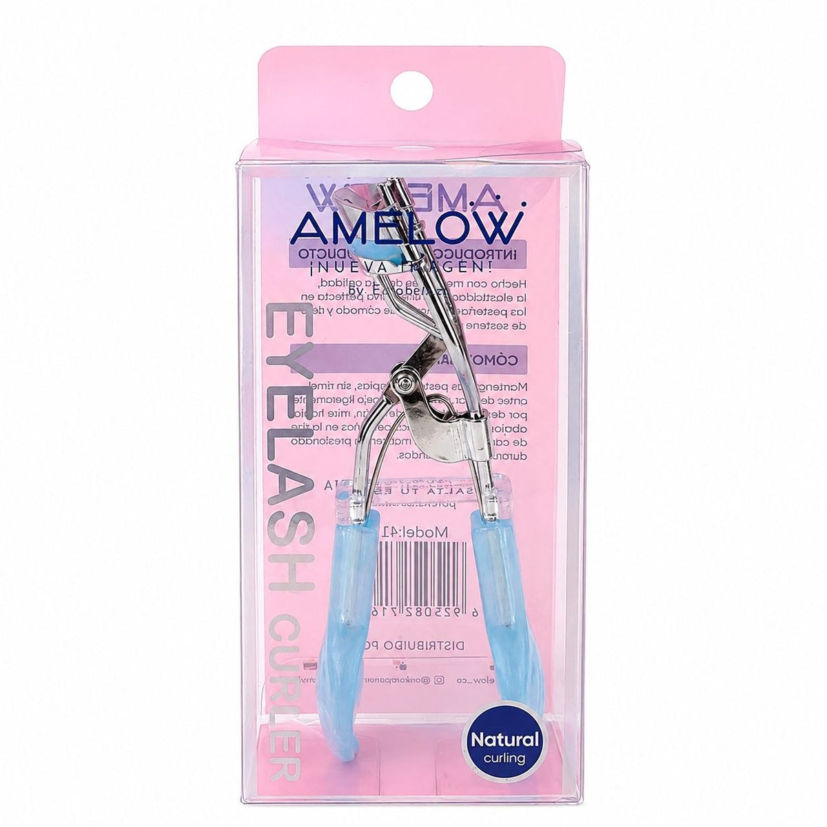 RIZADOR DE PESTAÑAS MANUAL HERRAMIENTA DE PRECISIÓN Y ERGONOMÍA DE ALTA DEFINICIÓN AMELOW 11 CM