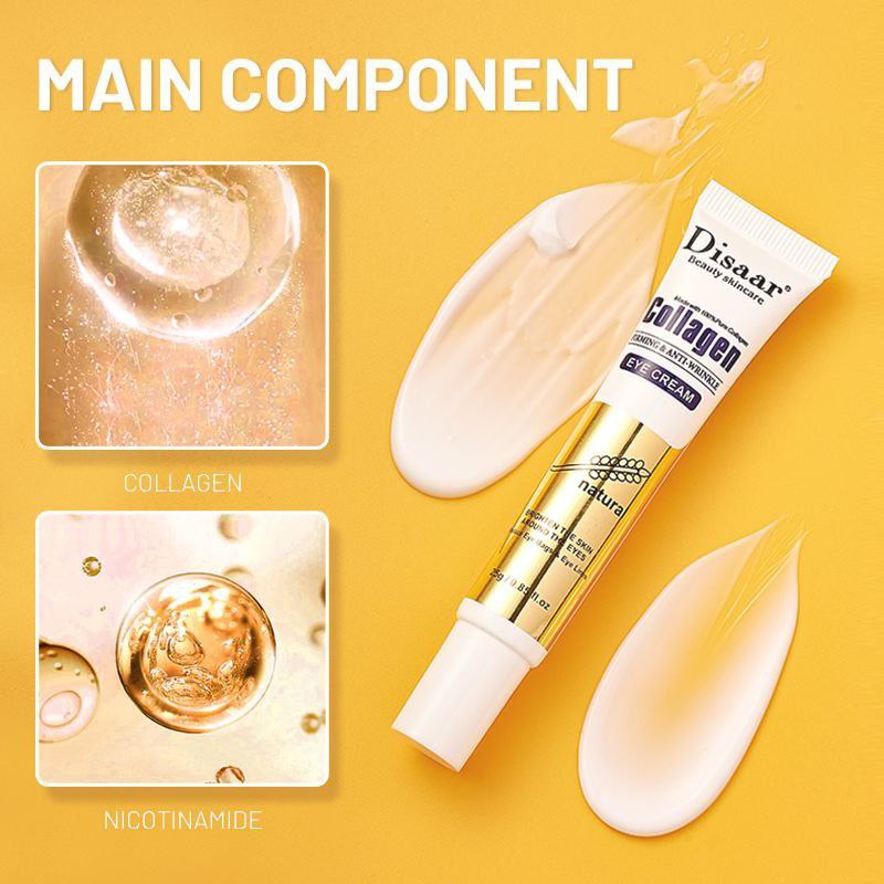 CREMA FACIAL PARA EL CONTORNO DE OJOS CON COLAGENO DISAAR 25G