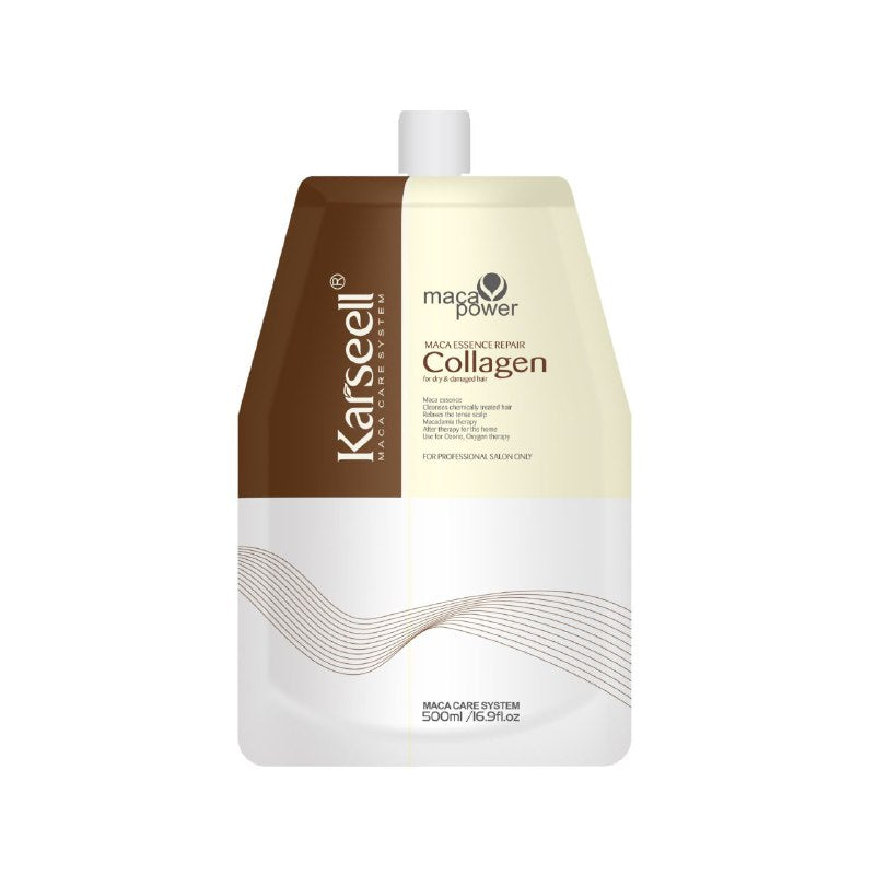 TRATAMIENTO CAPILAR EN BOLSA CON COLAGENO Y ACEITE DE ARGAN KARSEELL 500ML