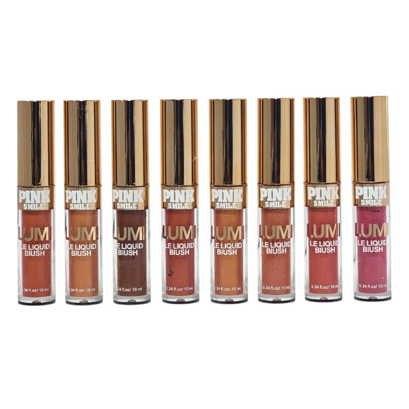 BLUSH LIQUIDO ILUMINADOR PINK SMILE 12ML (DUPE DE LOREAL)