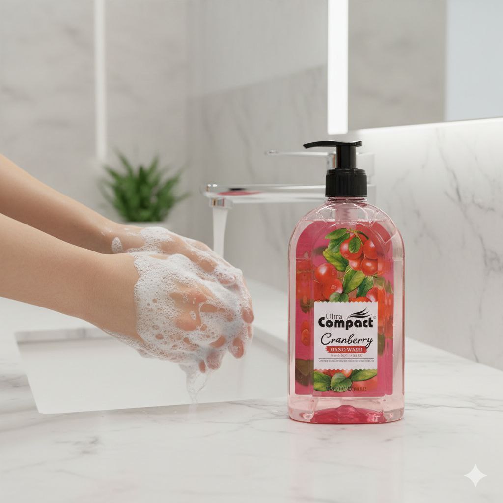 JABÓN DE MANOS CON AROMA A ARÁNDANO ROJO 500ML