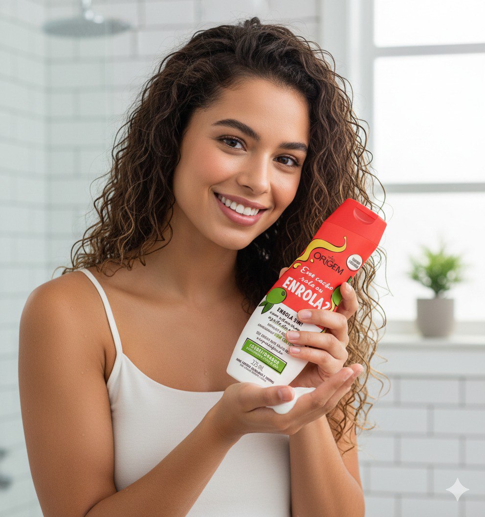 ACONDICIONADOR CON VITAMINAS Y ACEITE DE OLIVA PARA CABELLOS RIZADOS NAZCA ORIGEM 325ML