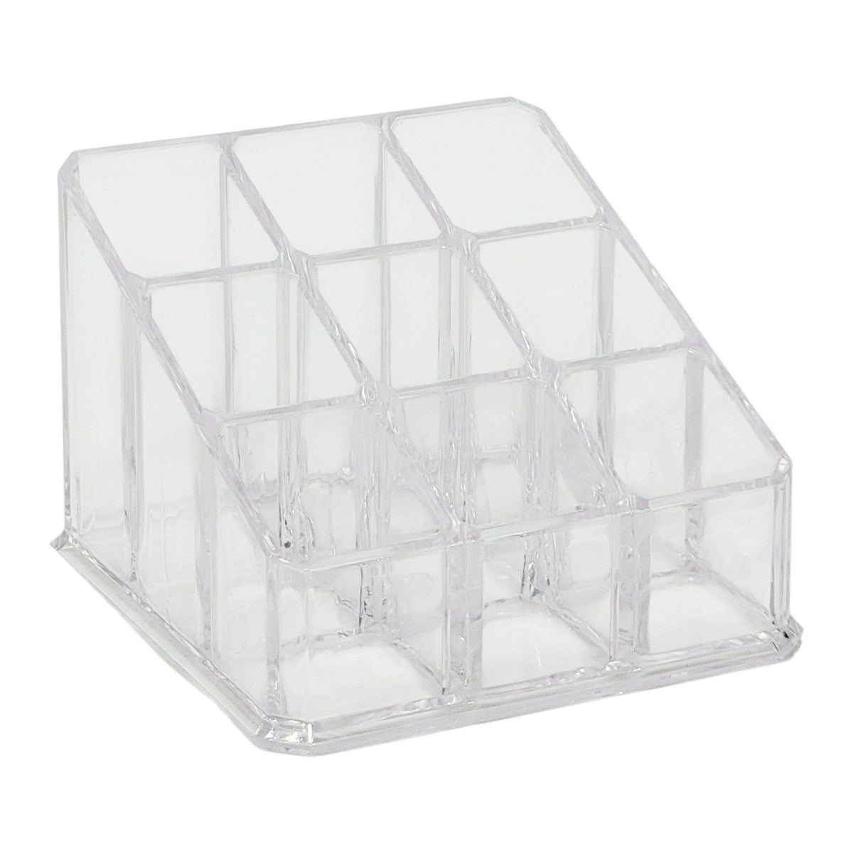 ORGANIZADOR DE MAQUILLAJE ESCALONADO ACRILICO 6X8.5X9CM