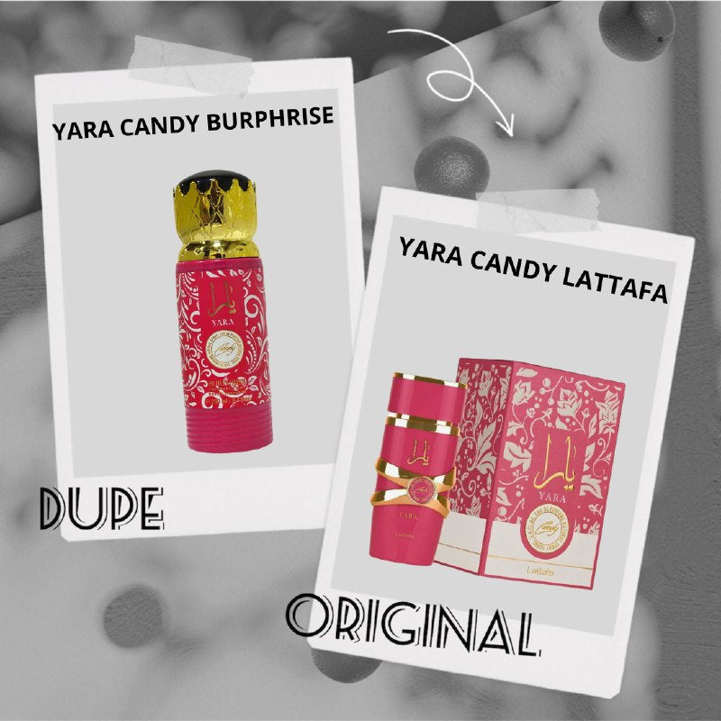 SPLASH YARA CANDY BURPHRISE 250ML (M) (AROMA SIMILAR LATTAFA YARA CANDY)