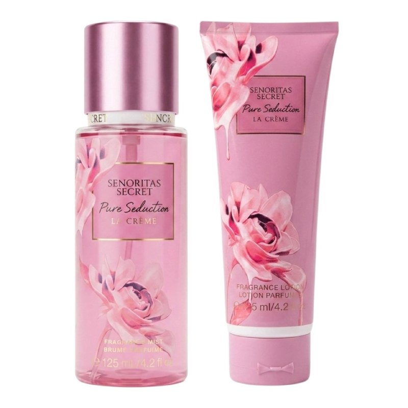 SET SENORITAS SECRET PURE SEDUCTION LA CREME SPLASH 125ML CREMA CORPORAL 125ML (M) (AROMA SIMILAR VS PURE SEDUCTION LA CREME)