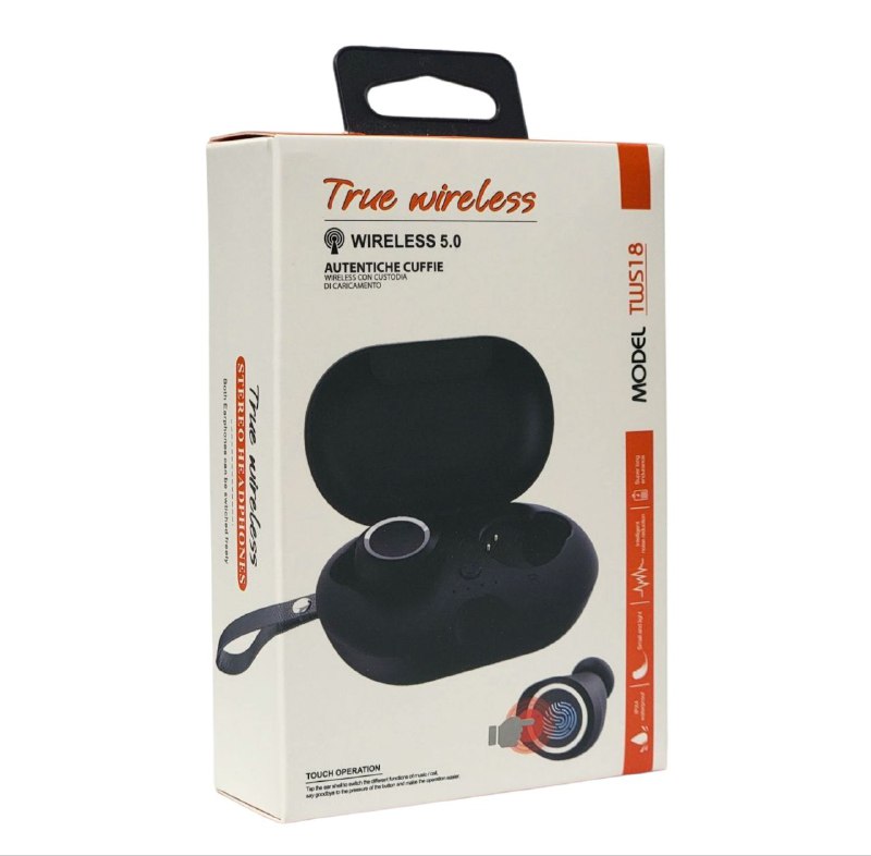 AUDIFONOS AURICULARES ORIGINALES SONIDO DE ALTA CALIDAD, DISEÑO ERGONOMICO, ESTUCHE DE CARGA DE 10H, 4H DE BATERIA RANGO DE 10M TWS 18 PERFECT MODEL