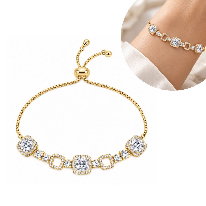 PULSERA DE ENCHAPE PARA DAMA 16CM