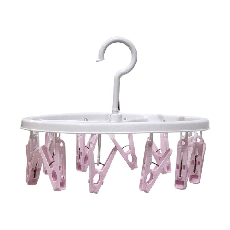 GANCHO ORGANIZADOR DE ROPA COLGADOR MULTIFUNCIONAL, PARA SECAR ROPA PARA INTERIORES O EXTERIORES 23CM
