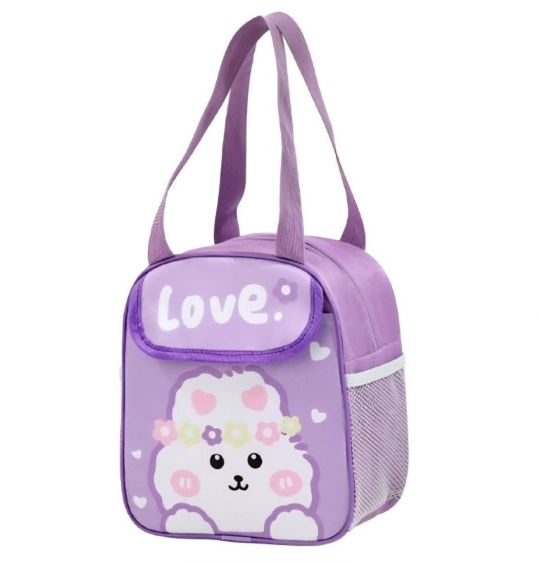 LONCHERA TERMICA PARA NIÑOS, PRACTICA Y DIVERTIDA 4 DISEÑOS 19X23CM
