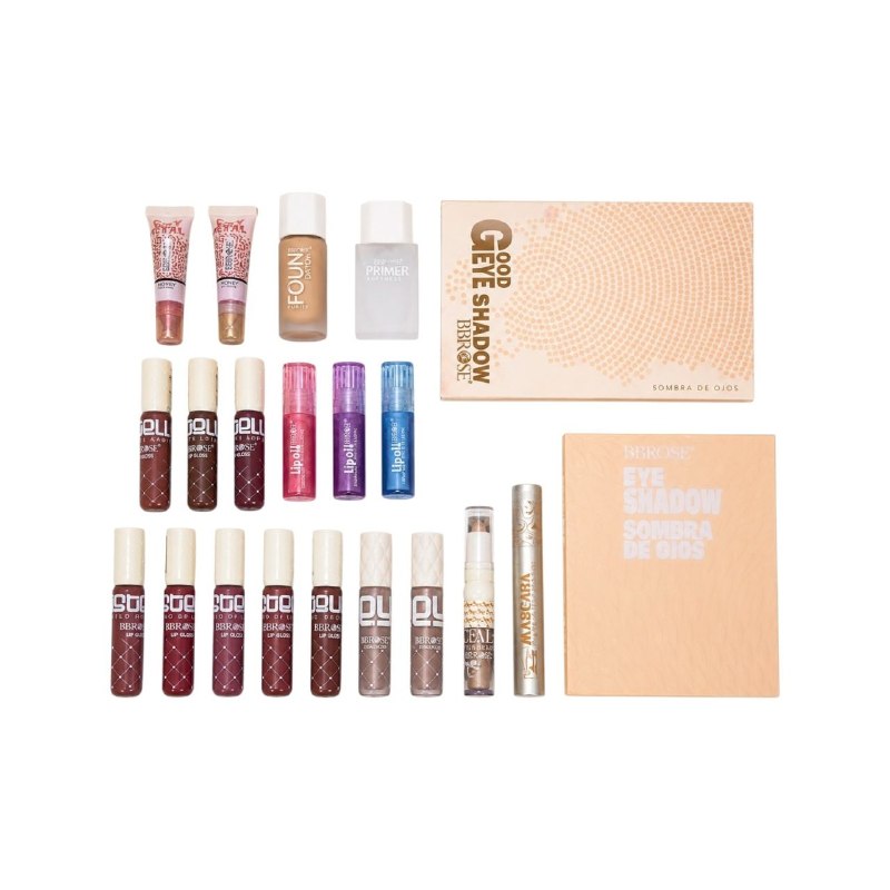 SET COMPLETO DE MAQUILLAJE BBROSE 17 PIEZAS