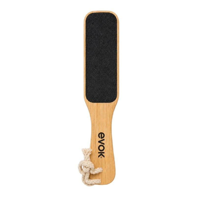 LIMA PARA PEDICURE PALETA EXFOLIANTE PARA ELIMINACIÓN DE ASPEREZAS, CALLOSIDADES Y TRATAMIENTO DE TALONES EVOK 25.5x5.5 CM