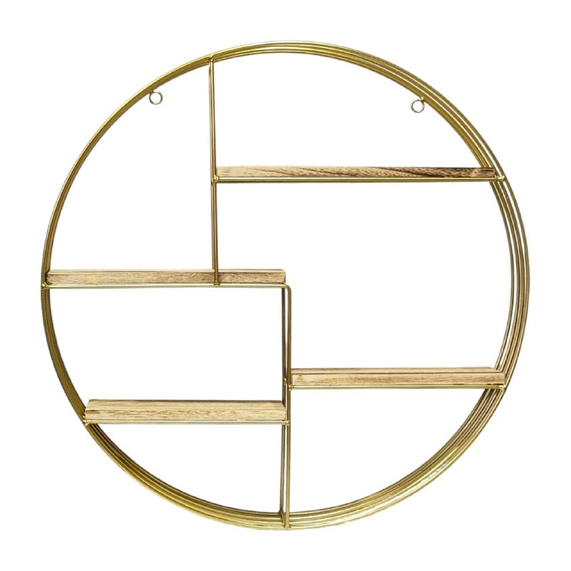 DECORACION ESTANTE DECORATIVO DE METAL PARA PARED 50X50CM