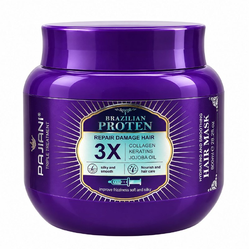 MASCARILLA CAPILAR DE PROTEINA BRASILEÑA INTENSIVA E HIDRATANTE PROFUNDA PAJIANI 800ML