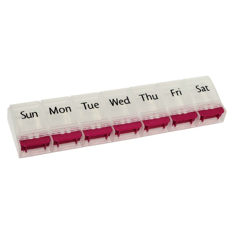 ORGANIZADOR DE PASTILLAS SEMANAL COMPACTO Y LIGERO STAY BEAUTIFUL 5.2X22CM