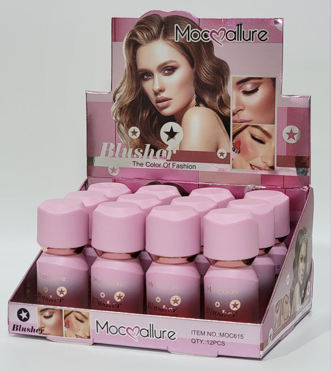 BLUSH RUBOR LIQUIDO 4 TONOS MOCALLURE 13G (DUPE DE SHEGLAM)