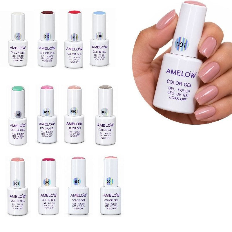 ESMALTE EN GEL PARA UÑAS AMELOW 12ML