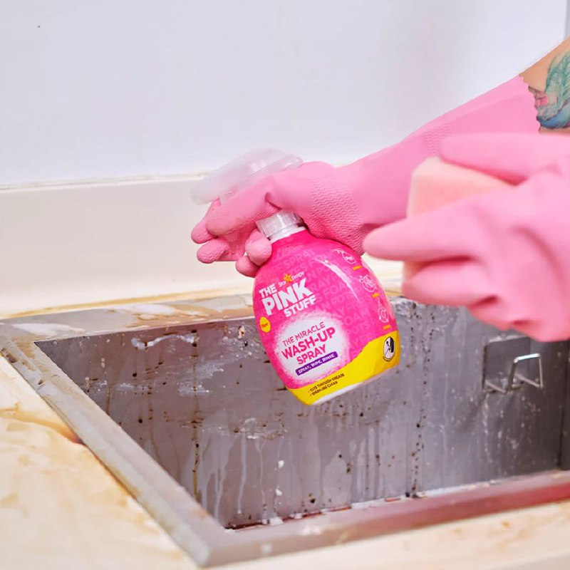 LIMPIADOR EN SPRAY MILAGROSO LAVAVAJILLAS THE PINK STUFF STAR DROPS 500ML