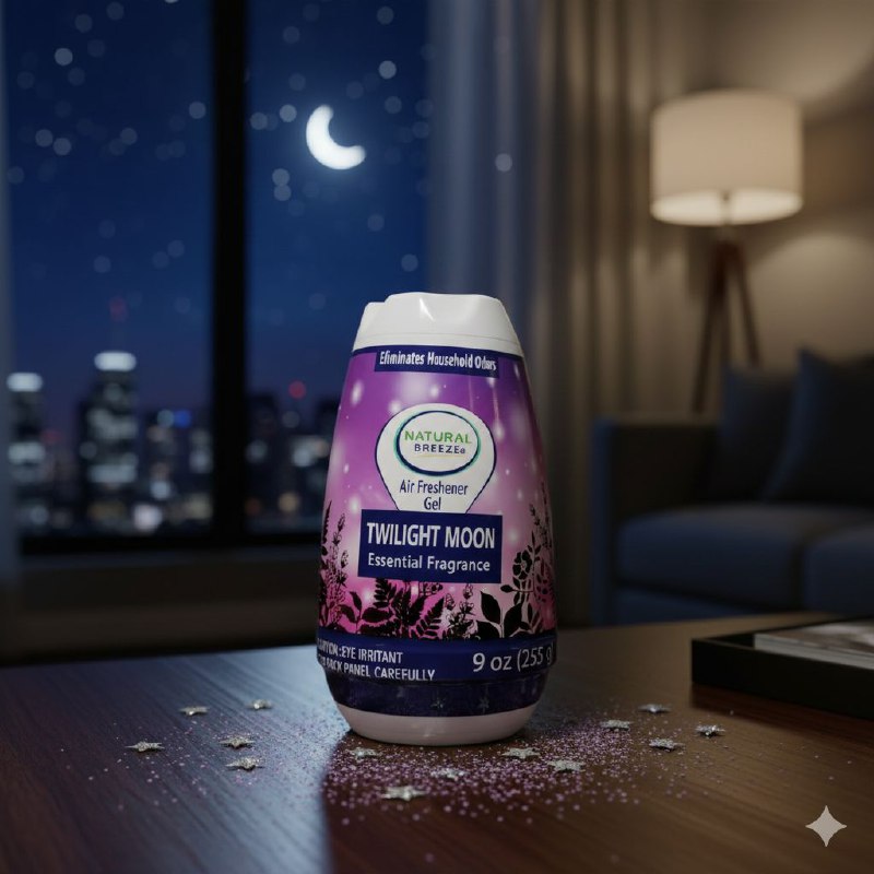 AMBIENTADOR AROMATIZANTE DE GEL SOLIDO DE LUNA CREPUSCULO BREEZE 255G