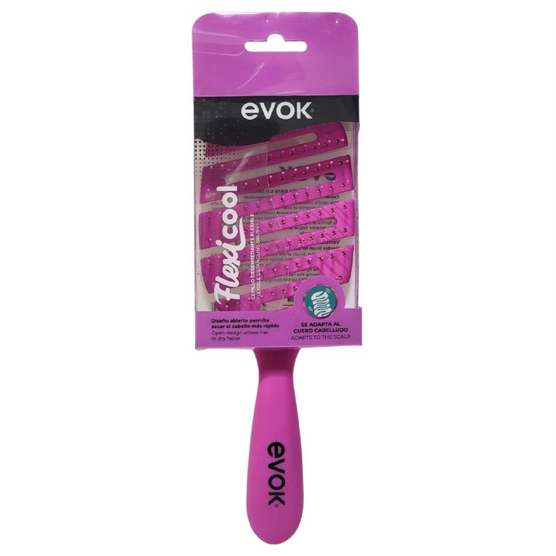 CEPILLO PEINE DESENREDANTE FLEXIBLE EVOK
