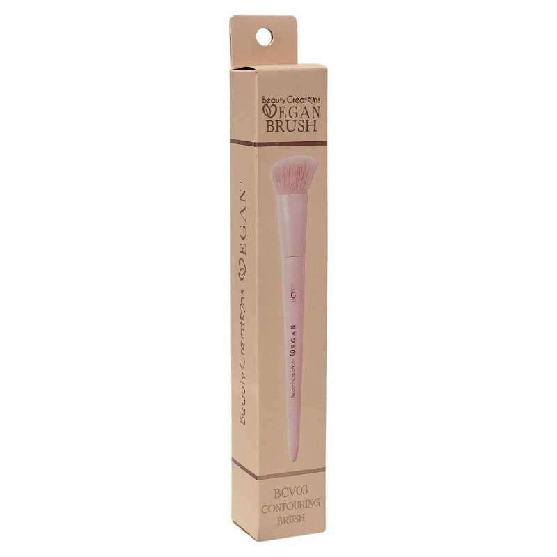 BROCHA DE MAQUILLAJE VEGANA PARA CONTORNO, BRONCEADOR Y DEFINICION BEAUTY CREATIONS