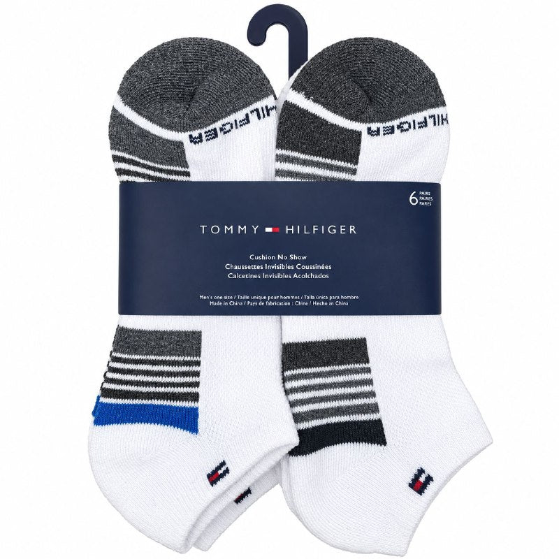 CALCETA TOBILLERA TOMMY HILFIGER PARA HOMBRE 6 PARES TALLA ÚNICA