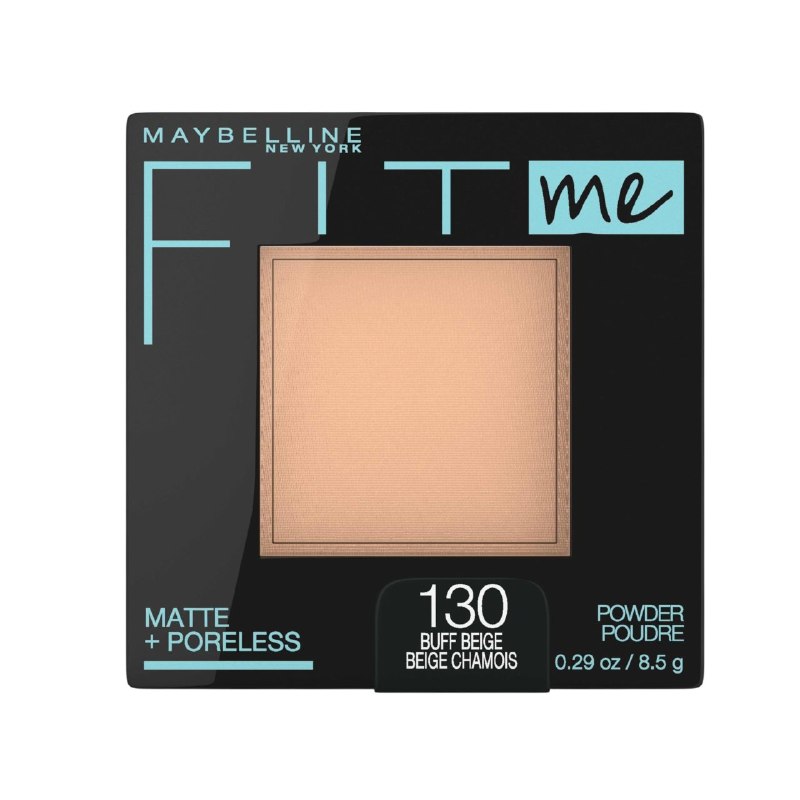 POLVO COMPACTO MATIFICANTE PARA PIEL NORMAL A GRASA TONO 130 BUFF BEIGE MAYBELLINE 8.5G