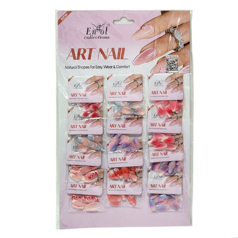 UÑAS POSTIZAS PARA UN SOLO USO 12 UÑAS CADA SOBRE