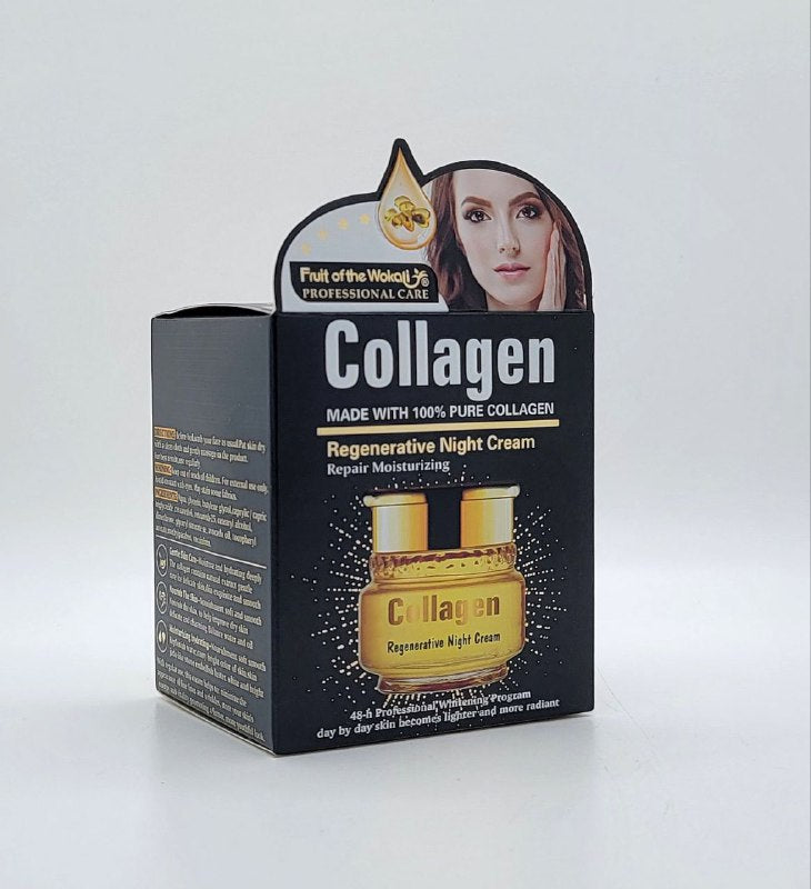 CREMA FACIAL DE NOCHE DE COLAGENO REAFIRMNTE FRUIT OF THE WOKALI 55G