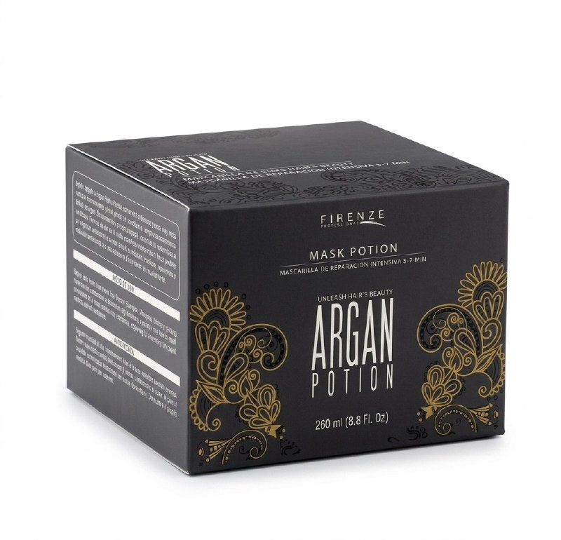 MASCARILLA CAPILAR DE REPARACION INTENSA DE ACEITE DE ARGAN PURO HUMECTANTE FIRENZE 260ML
