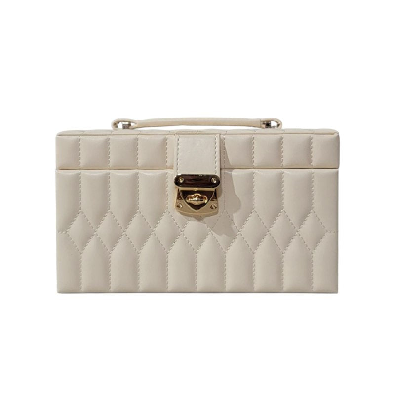 ORGANIZADOR JOYERO ELEGANTE, MAXIMINA EL ESPACIO Y MANTIENE TUS JOYAS ORDENADAS COLOR BLANCO 22CMX12CM