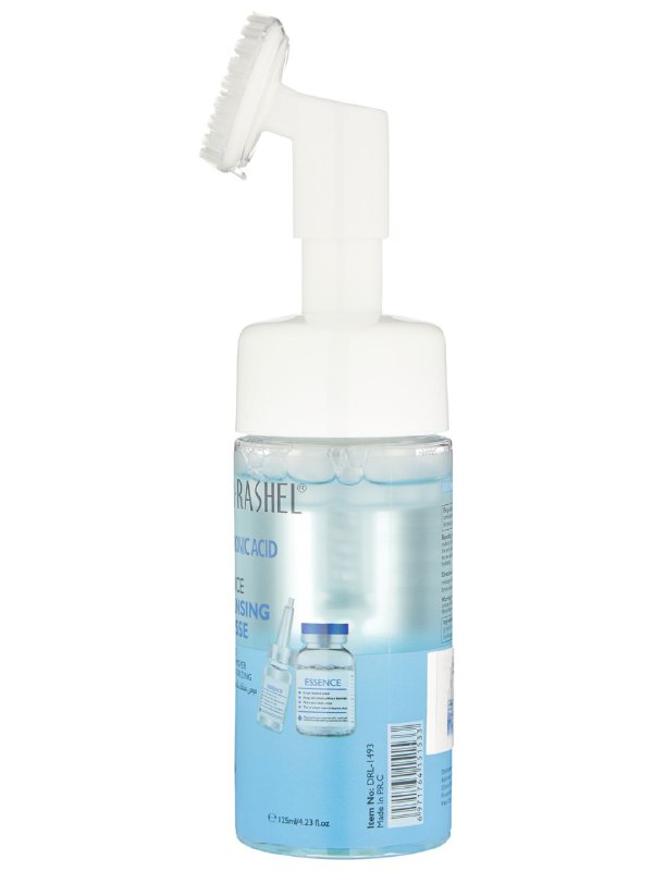 LIMPIADOR FACIAL EN ESPUMA CON ESENCIA DE ACIDO HIALURONICO CON BROCHA DE SILICONA DR RASHEL 125ML