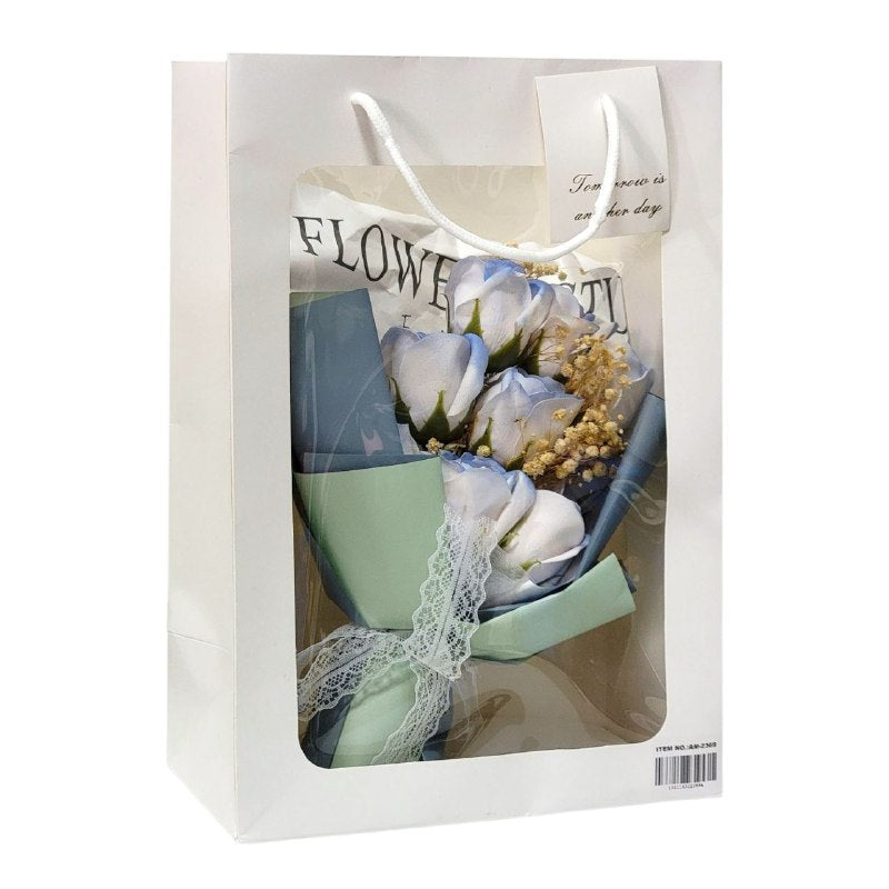 RAMO DE FLORES DE REGALO EN BOLSA, IDEAL PARA REGALAR EN OCASIONES ESPECIALES