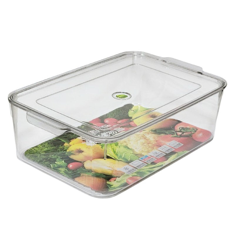 ORGANIZADOR RECIPIENTE DE ACRILICO TRNSPARENTE PARA ALIMENTOS STORAGE BOX 9X21X30CM