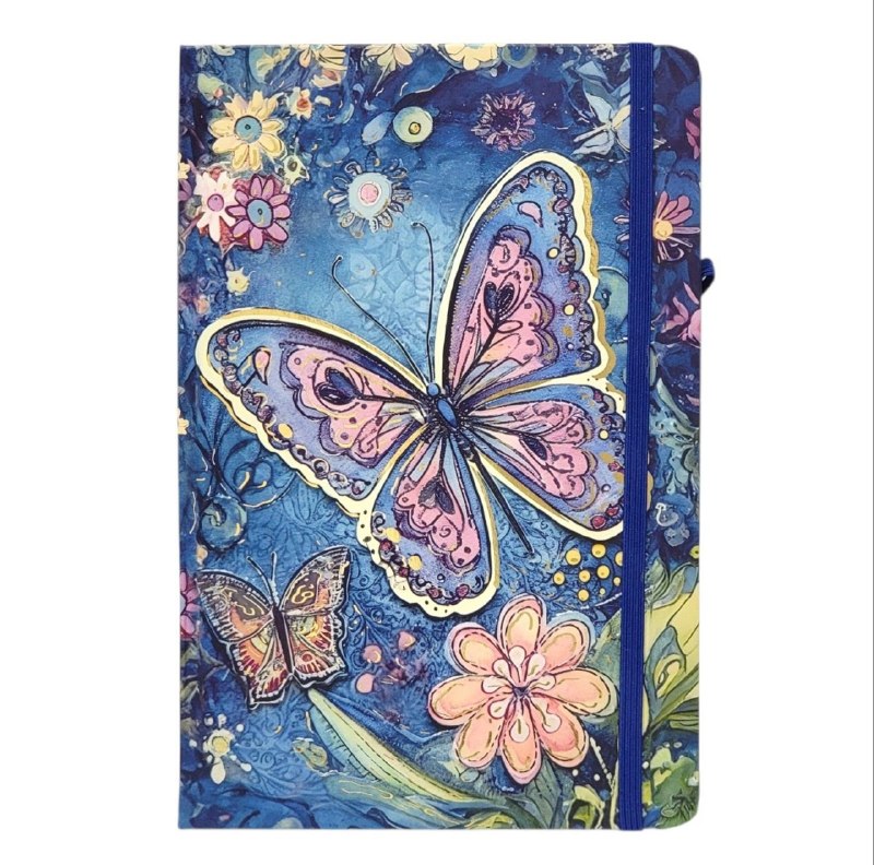 CUADERNO AGENDA DE NOTAS PREMIUM DE TAPA DURA ELEGANTE Y BONITOS DISEÑOS ALFA 14X21CM