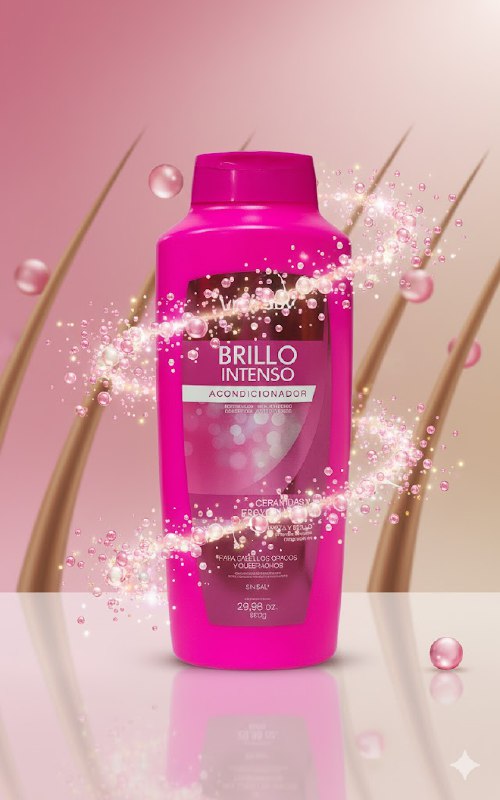 ACONDICIONADOR CON CERAMIDADAS BRILLO INTENSO VINILADY 900ML