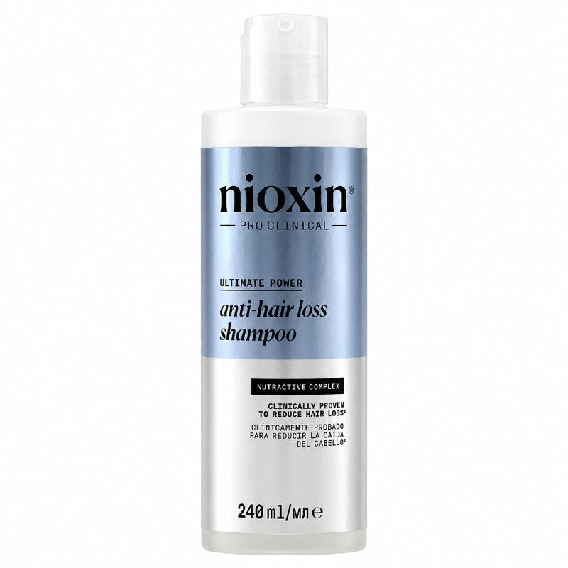 SHAMPOO ANTICAIDA Y FORTALECEDOR CAPILAR CON CAFEINA, ACIDO LAURAICO Y NIACINAMIDA NIOXIN 240ML