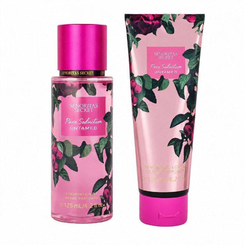 SET SENORITAS SECRET PURE SEDUCTION UNTAMED SPLASH 125ML, BODY LOTION 125ML (M) (AROMA SIMILAR VS PURE SEDUCTION UNTAMED)