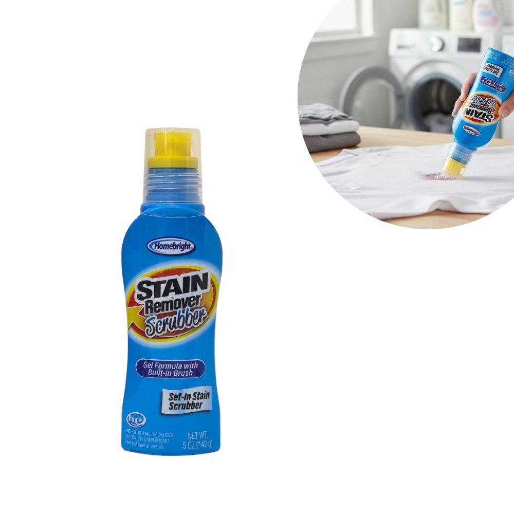 GEL REMOVEDOR QUITA MANCHAS PROFUNDAS CON CEPILLO INCORPORADO HOMEBRIGHT 142G