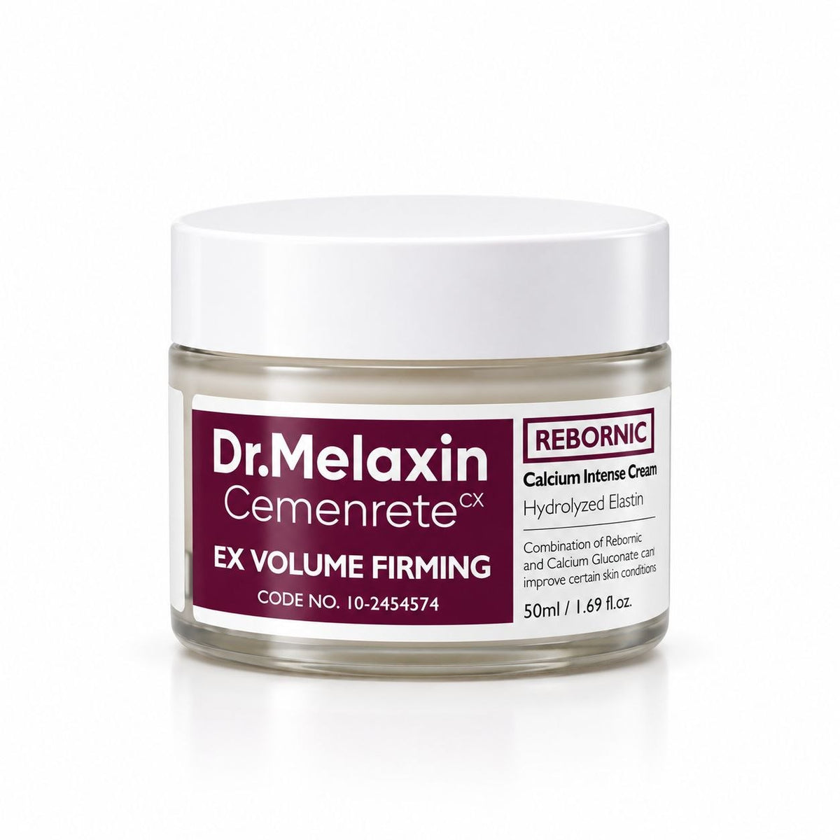 CREMA INTENSIVA DE CALCIO CREMENRETE CX REBORNIC 10,000PPM DR.MELAXIN 50ML