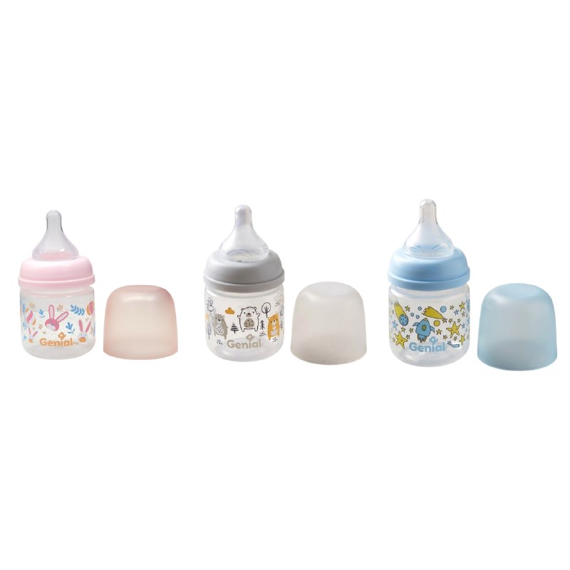 BIBERON PEPE ERGONOMICO DE BOCA ANCHA PARA BEBES GENIAL 120ML