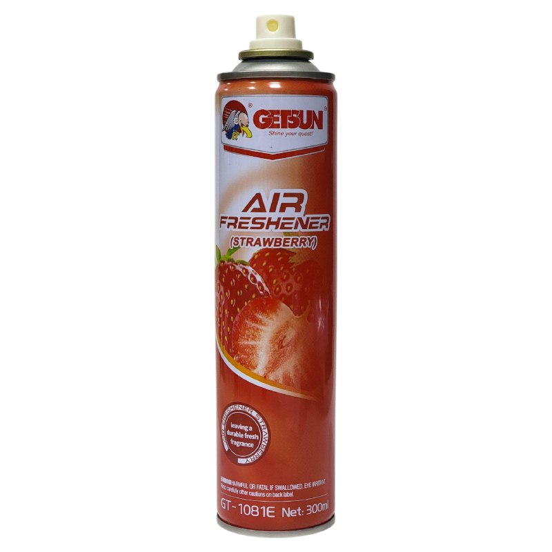 AMBIENTADOR AROMATIZANTE EN SPRAY DE FRESA GETSUN 300ML