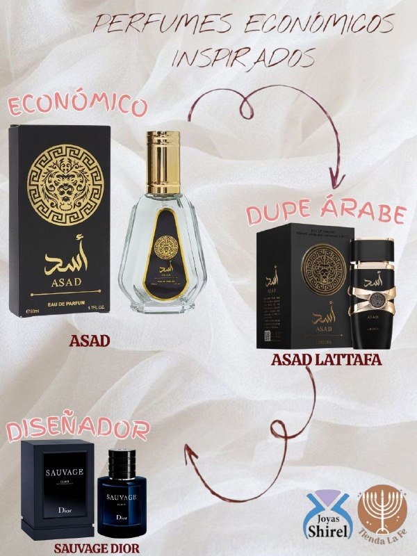 PERFUME ECONOMICO ARABE ASAD 50ML