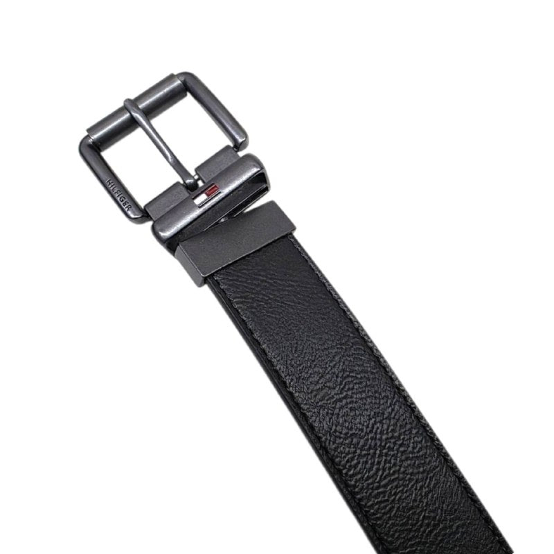FAJA ORIGINAL TOMMY HILFIGER REVERSIBLE COLOR NEGRO Y CAFE PARA CABALLERO TALLA S 30-32