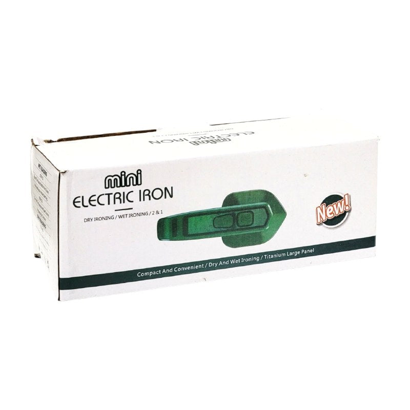 PLANCHA MINI ELECTRICA PORTATIL 2 EN 1 FACIL DE USAR 24X9CM