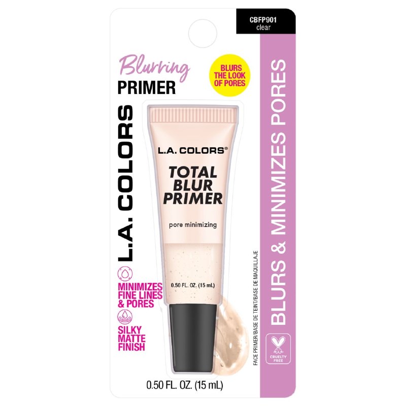 PREBASE FACIAL MATIFICANTE DIFUMINADORA POROS TOTAL BLUR PRIMER L.A. COLORS 15ML