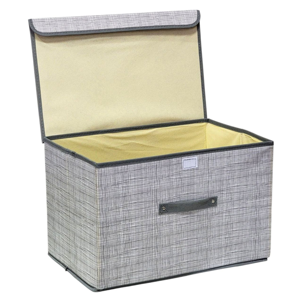 ORGANIZADOR CAJA DE ALMACENAMIENTO PLEGABLE CON TAPA, CESTA DE TELE CON ASA, MULTIFUNCIONAL PARA ROPA, JUGUETES, ETC MNT HOME IMPLEMENTS 45X30CM