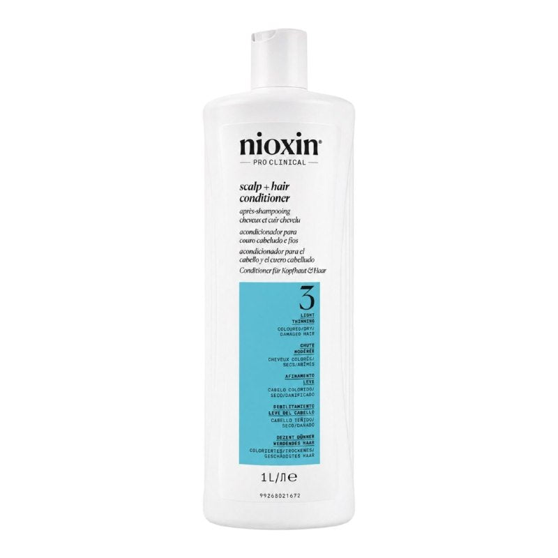 ACONDICIONADOR REVITALIZANTE, DENSIFICADOR E HIDRATANTE PARA CABELLO TEÑIDO NIOXIN 1000ML